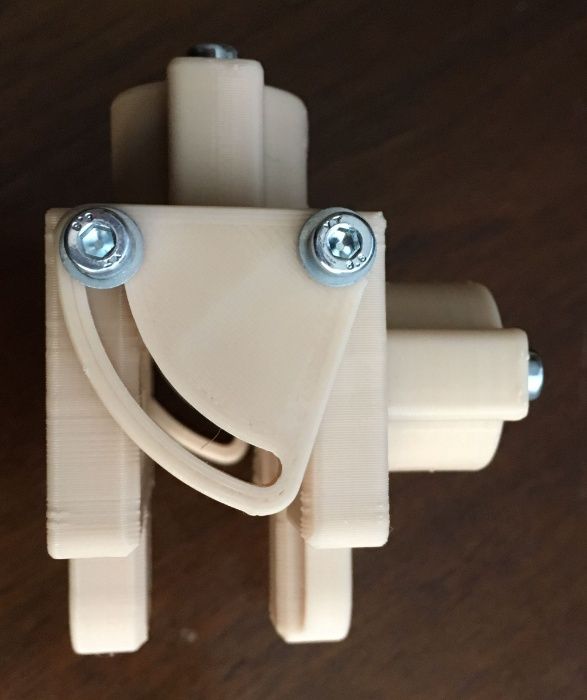 Sablon mobila din plastic dur bej forma U pt ericsoane si cepi lemn