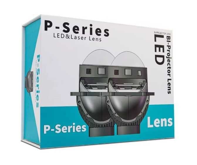 Комплект Bi-LED диодни лупи за вграждане във фарове 3"инча 500% Яркост