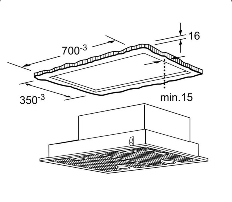 Встраиваемая вытяжка Bosch