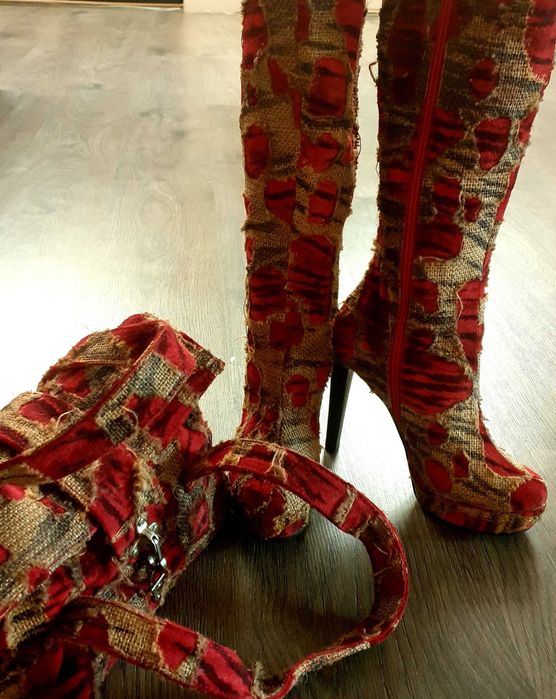 Дамски ботуши нови и малко използвани