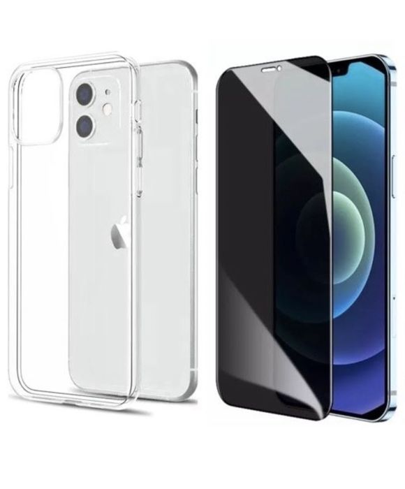 Iphone 12/13/14/15 PRO MAX Husa Silicon Protectie Camera +Folie Sticla