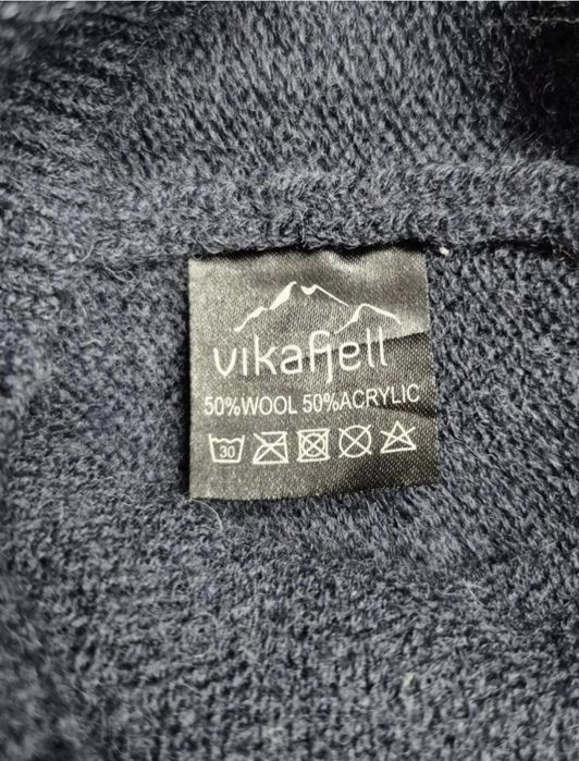 Pulover gros exclusivist Vikafjell, Bărbați, Lână, M