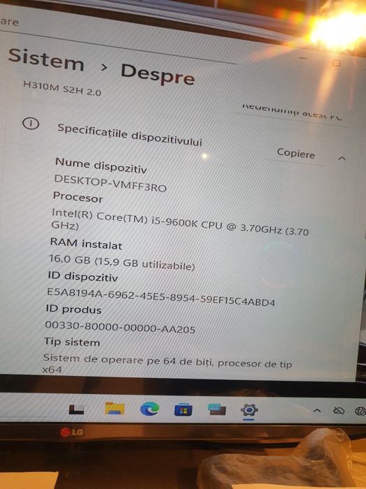 Desktop p.c. i5 9600k