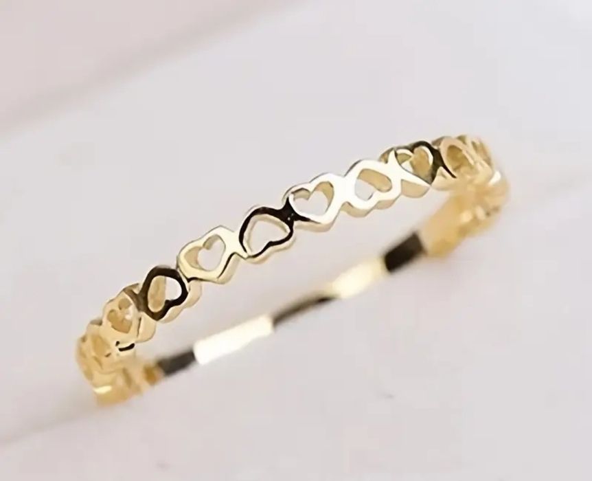 Inel argint placat cu aur nou