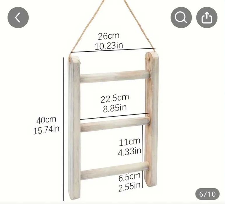 Suport prosoape din lemn masiv