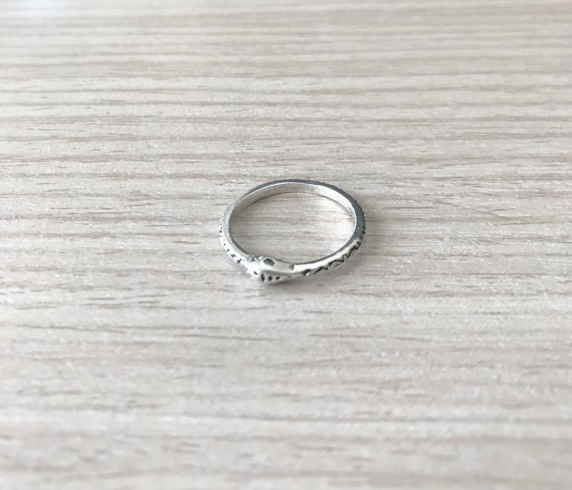 Сребърен пръстен змия - нов