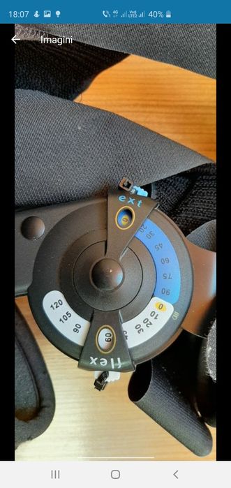 Orteza picior reglabila pe unghi