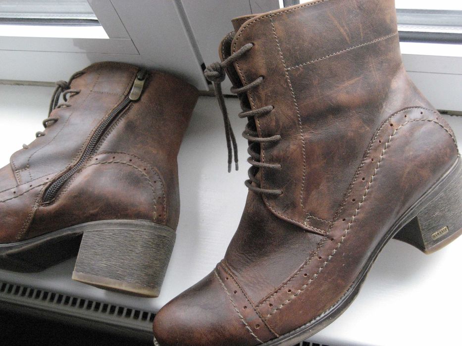 Топли боти , натурална кожа