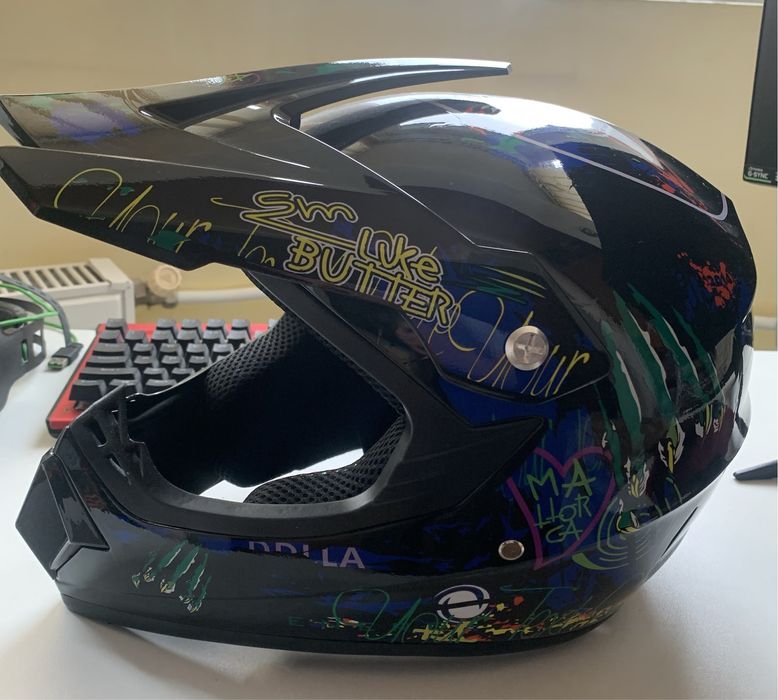 NOU “SET FULL” Cască pentru Motociclete,Cross,Enduro,ATV,Dirt Bike