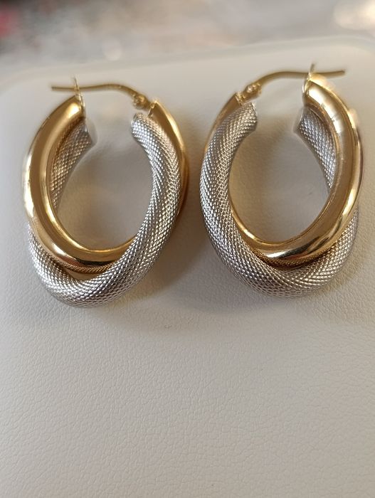 Золотые серьги, Турецкая изделия,Проба 585, вес 4,75