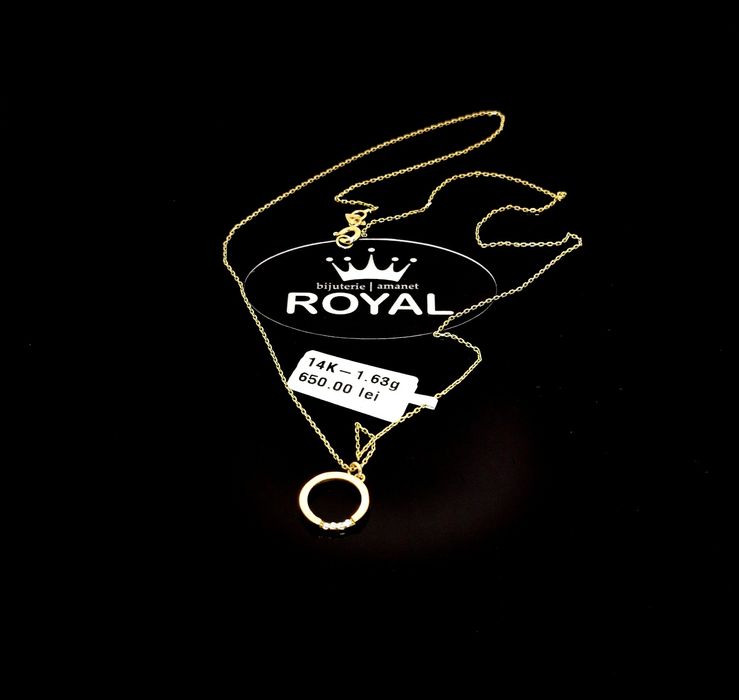 Bijuteria Royal lant din aur 14k 1.63 gr
