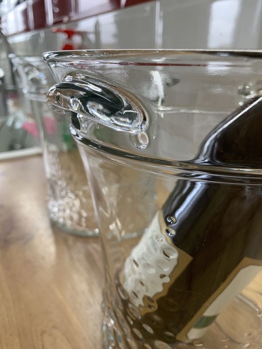 Стъклена шампаниера / Италия / 80-те