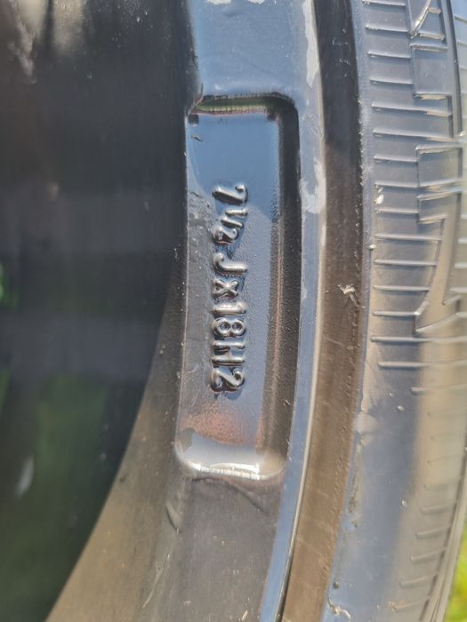 Vand jante Aez 5x112 R18+cauciucuri de vara 225/40/18