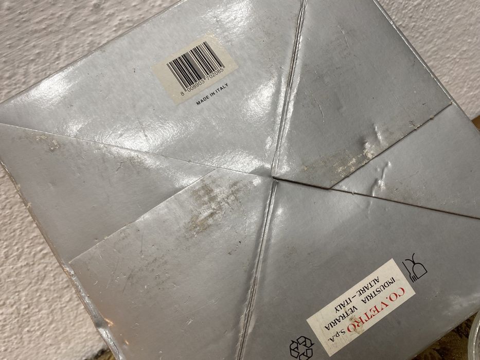 Немски кристални съдове захарница купа за масло и кана за мляко