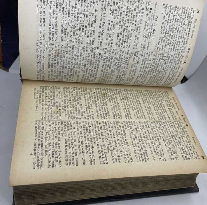 Biblia / Biblie veche , 1894 , limba germana , 21x14x5 cm , crestinism