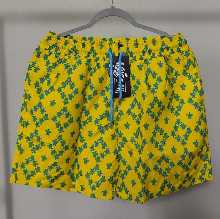 2025 Бански мъжки нови шорти бързо съхнене Vilebrequin бански костюм