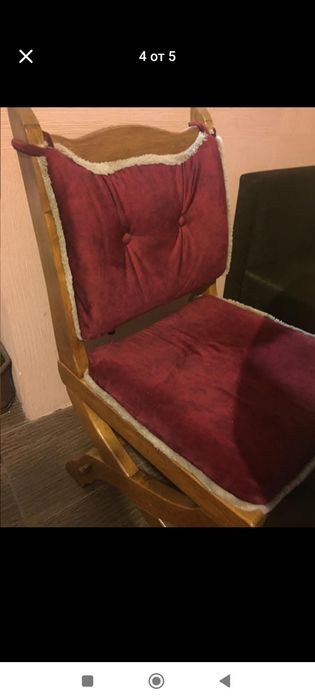 Маса с 5 стола от масив