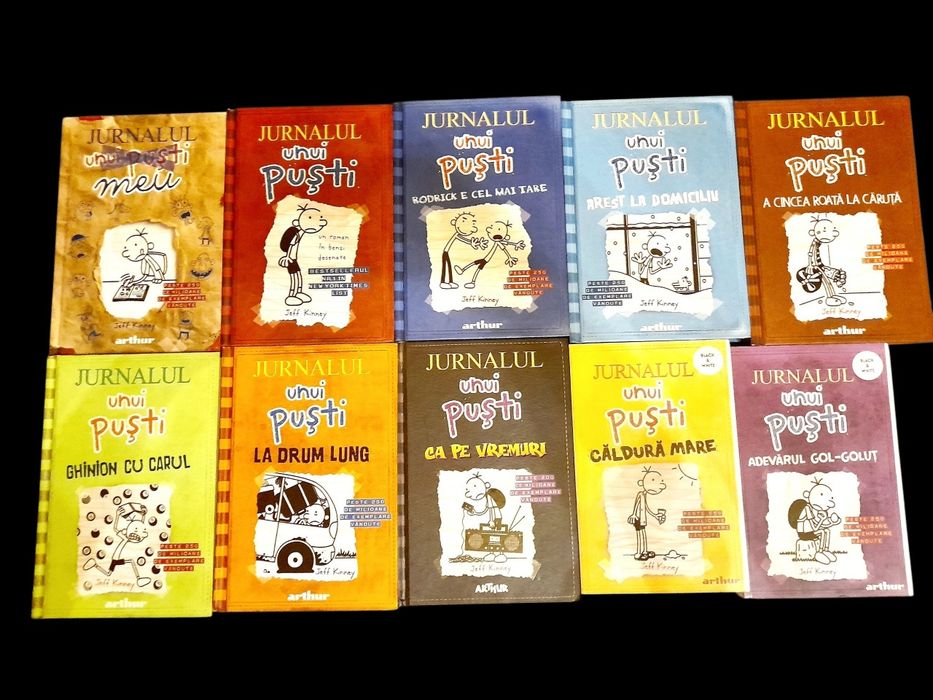 9 vol. Seria Jurnalul unui pusti -  Jeff Kinney