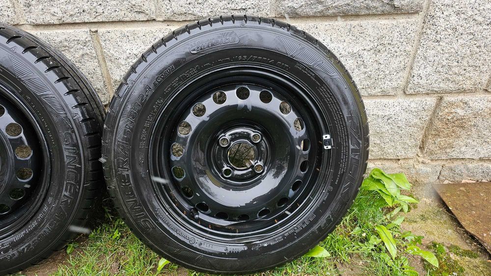 Джанти 14 4x100 с гуми 165/70R14 Seat Mii, VW up, Skoda Citigo.