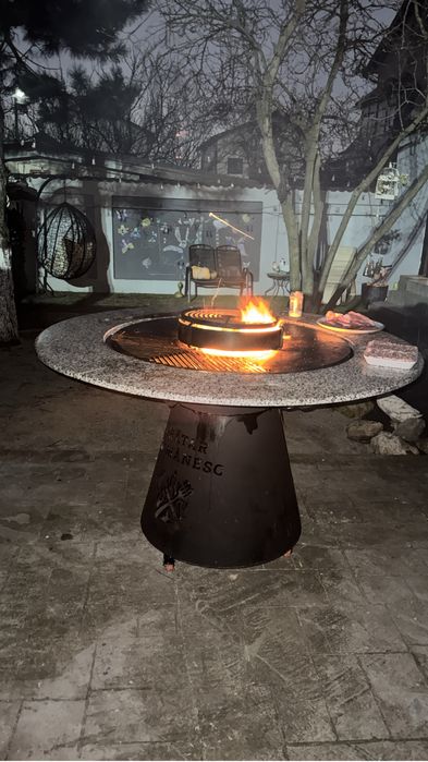 Gratar curte folosit de 3 ori