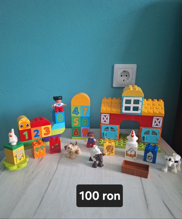 Lego duplo lot litere de camion plus trenuletul cu numere