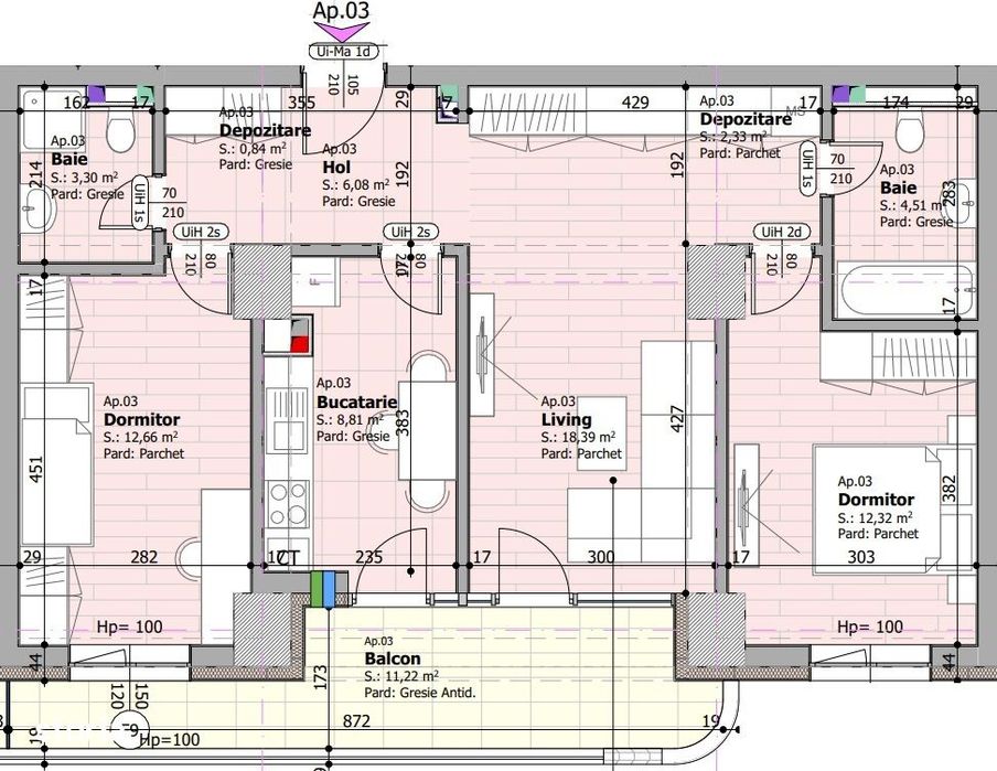 Apartament 3 camere direct de la dezvoltator -MAGIC DANUBE RESIDENCE-