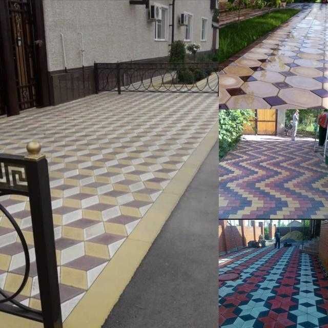 Тротуарная плитка, брусчатка.