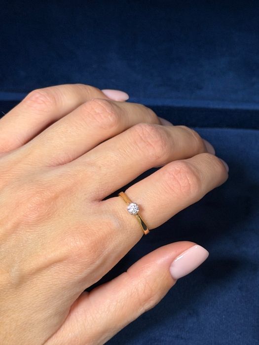 Inel aur 18K 2.51gr diamant