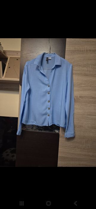 Camasa h&m ,S,albastru deschis