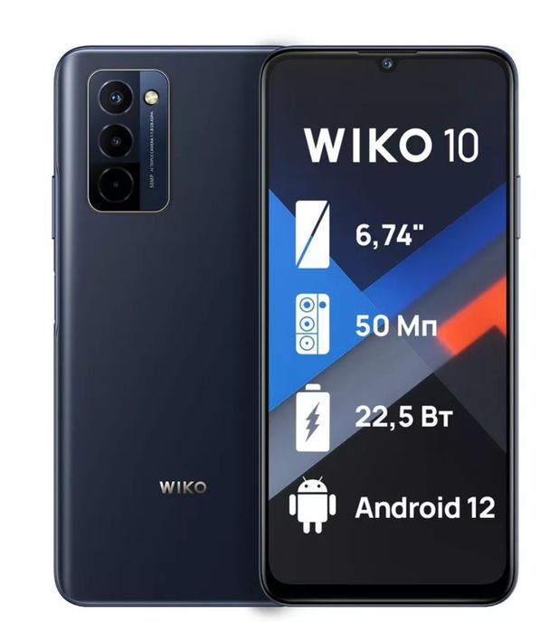 Смартфон WIKO 10 6/128GB Black