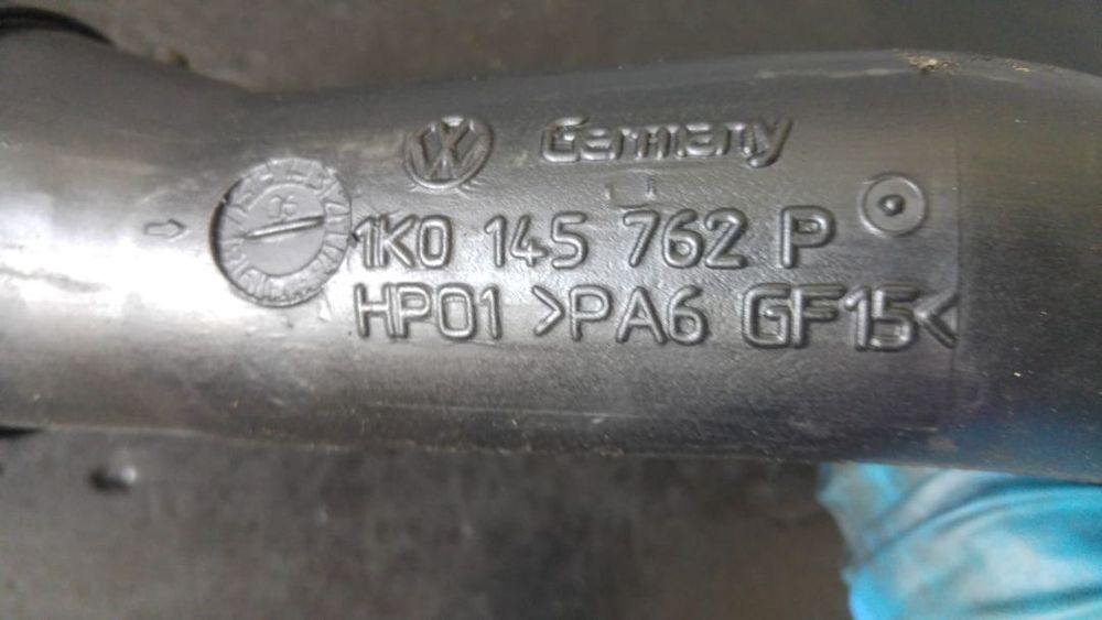 Tub turbo intercooler 1.9 tdi bxe vw passat b6 1k0145762p 1t0145790b