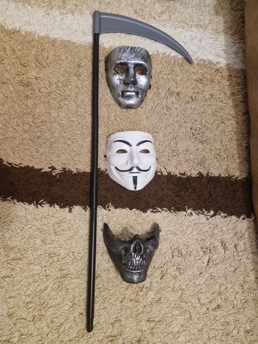 Set maști + coasă jucărie
