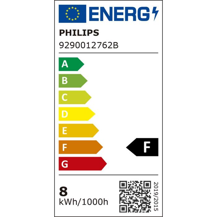 Tub LED Philips T8, G13, 8W (18W), 800 lm, lumina naturala rece (6500K), 600 mm, clasa energetica F