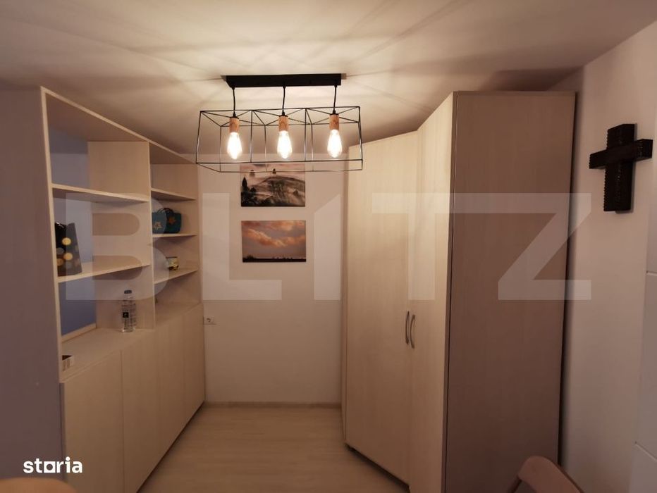 Garsoniera, 24 mp, etaj intermediar, zona Zamca