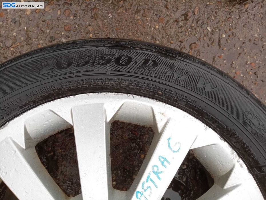 Janta Roata Rezerva Aliaj 5x110 205 50 16 R16 Opel Zafira B 1999 - 2005 [M6531] [M6532]