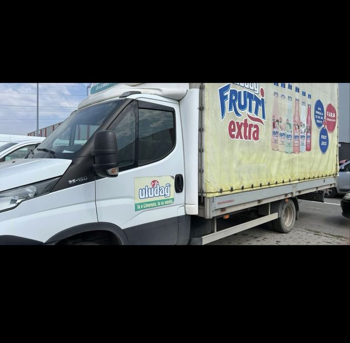 Iveco Daily 3.5t Prelată (Se conduce cu Cat. B) – An 11/2017 – 135.000 km – Fără accident