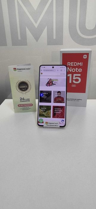 (AG46) Xiaomi redmi note 15 B.4534 Garantie 2 ani