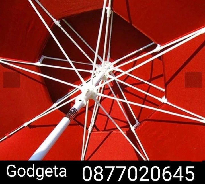 ВЕТРОУСТОЙЧИВ ДВОЕН Покрив Градински или плажен чадър зелен и др.цвето