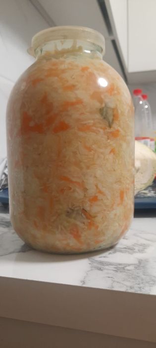 Капуста квашеная хрустящая