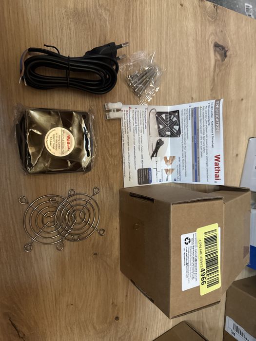 Ventilator Wathai Brushless EC Fan 230V 120mm Dual Ball Bearing Racire Cabinet Dulap Electric Nou