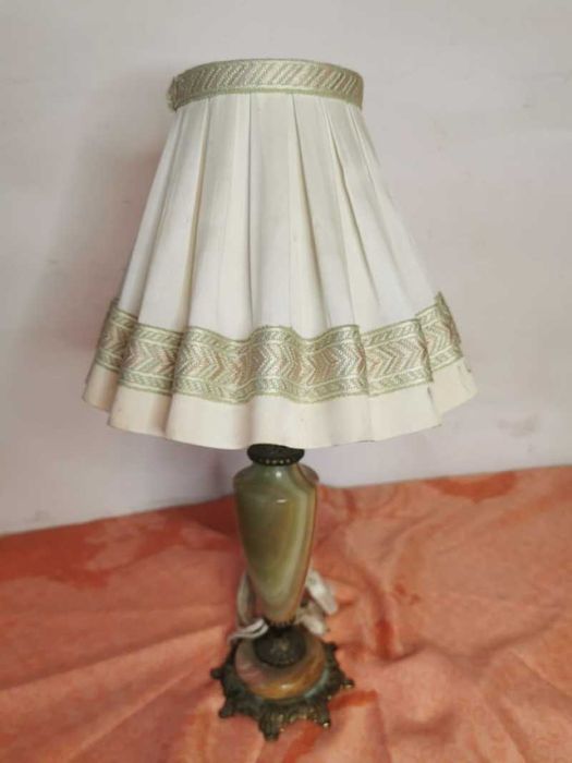 Veioza bronz cu onix