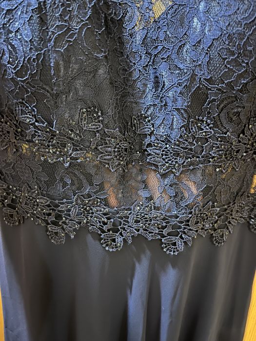 Официална тъмно синя рокля