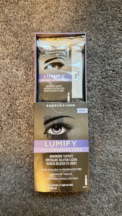 Lumify Bausch + Lomb Preservative Free (20 doze)