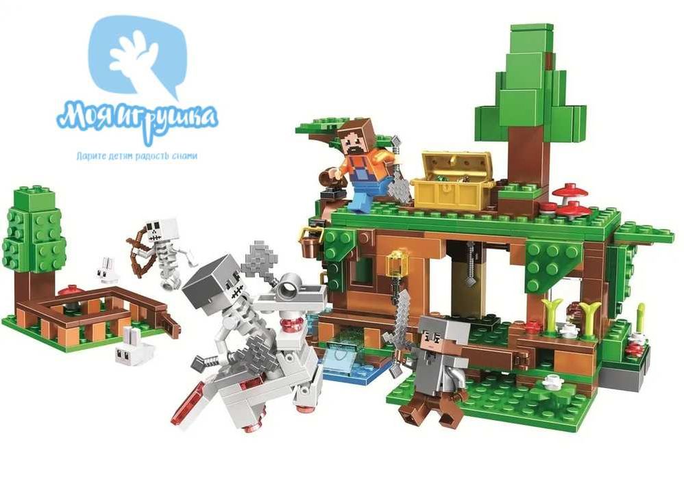 Конструктор Майнкрафт Нападение армии скелетов