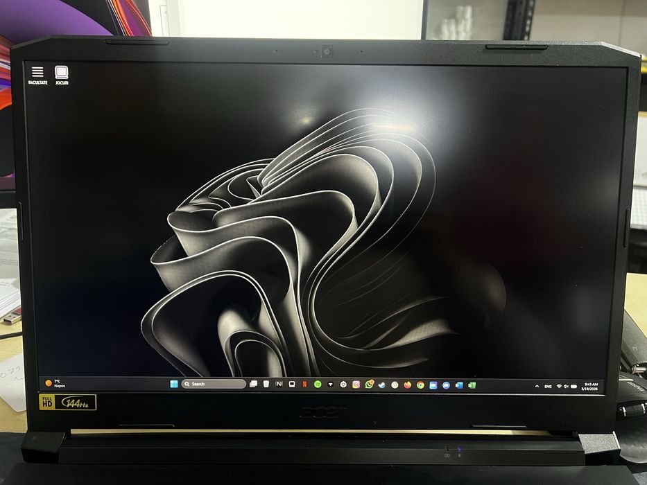 Laptop Gaming Acer Nitro 5,AMD Ryzen 5600H,17.3” Full HD(16gb,512gb)