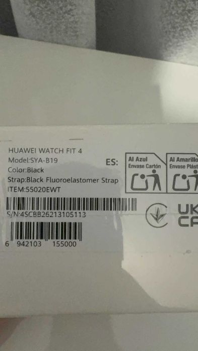 Чисто нов неразопакован Smart Watch Huawei FIT4 Black - 23