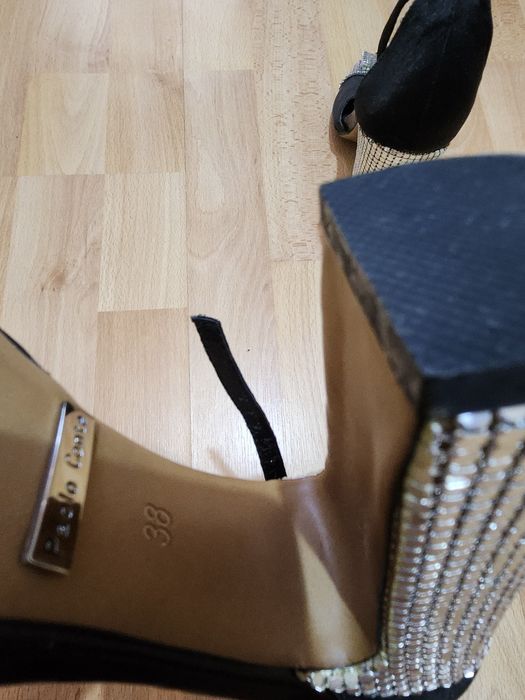 Туфли-босоножки вечерние, 38 размер