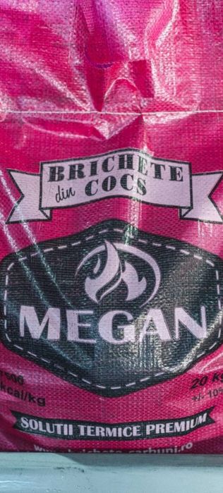 Brichete din cocs.Sac de 20kg/50 lei