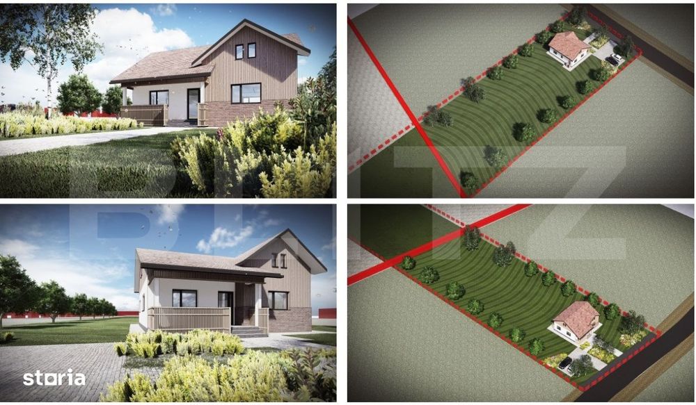 Teren intravilan, construibil 2600 mp+6100 mp extravilan necesita PUZ,