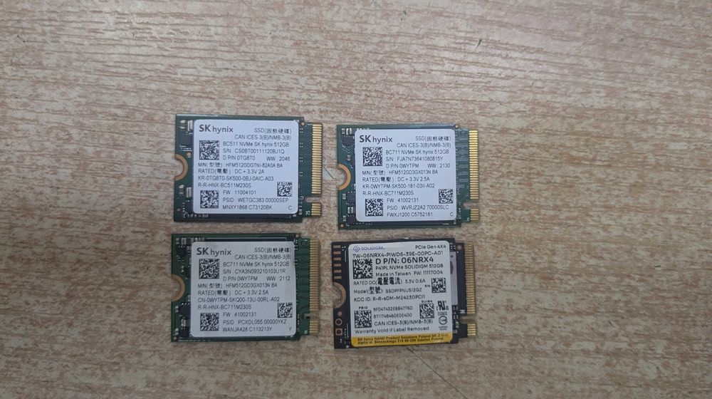 SSD 512GB M.2 NVMe Samsung WD SK hynix Kioxia Micron Kingston PCIe + Гаранция и фактура по ДДС